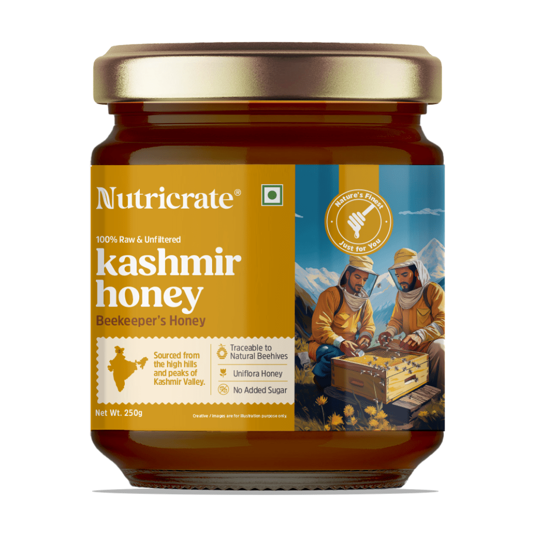 Nutricrate: Kashmir Honey - Raw,250gm