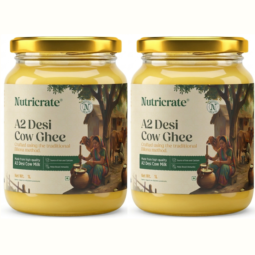 A2 Desi Cow Ghee - Made From Curd.