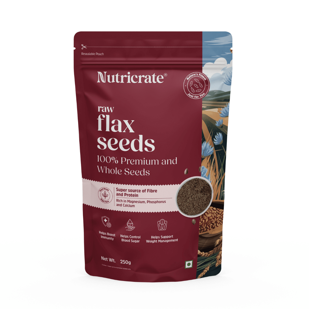 Nutricrate:Wellness Seed Combo – Chia, Flax, Sesame, Pumpkin, Watermelon & Sunflower