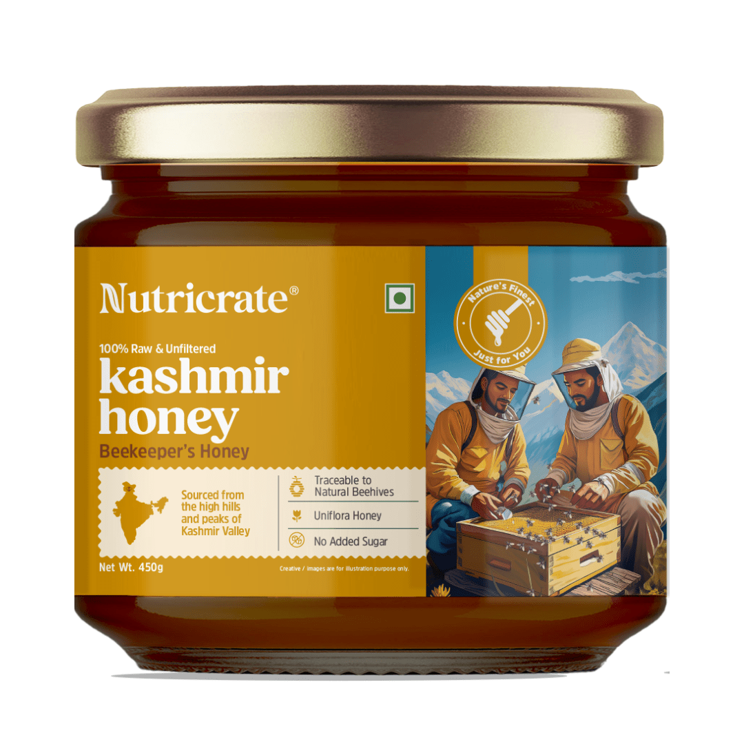Nutricrate: Kashmir Honey - Raw,450gm