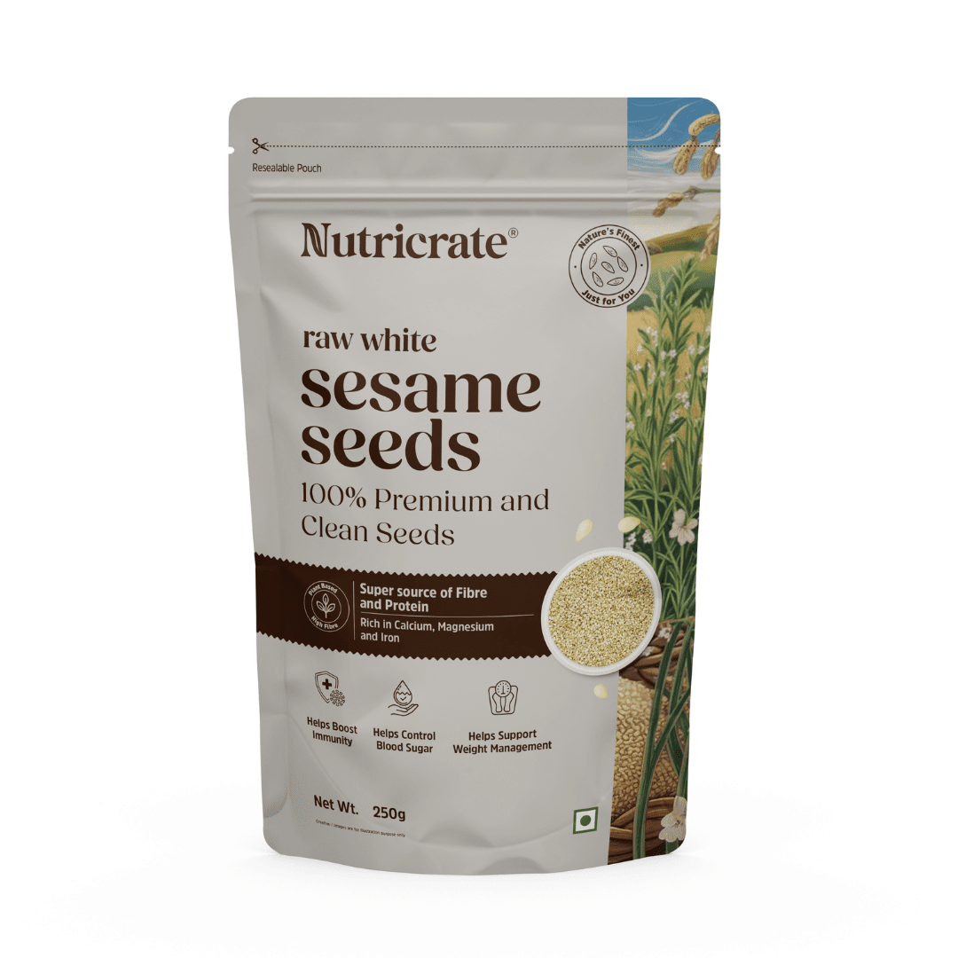 Nutricrate: Raw Sesame Seeds,250g