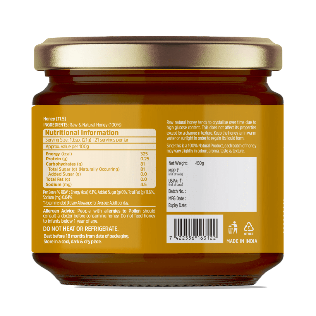 Nutricrate:Kashmir Honey - Raw