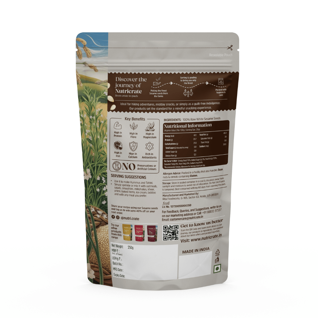 Nutricrate:Raw Sesame Seeds