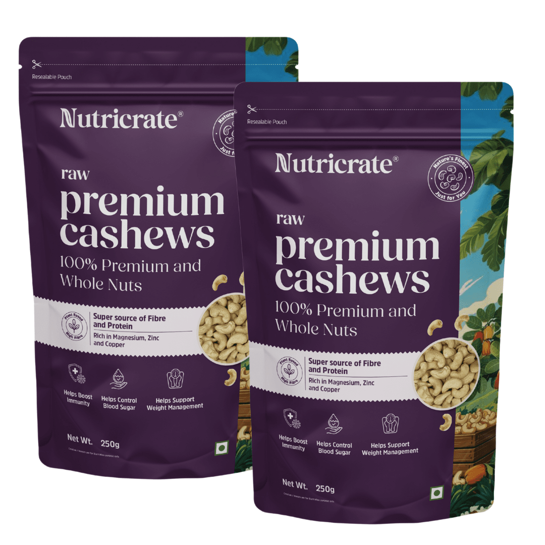 Nutricrate: Premium Cashews,500gm
