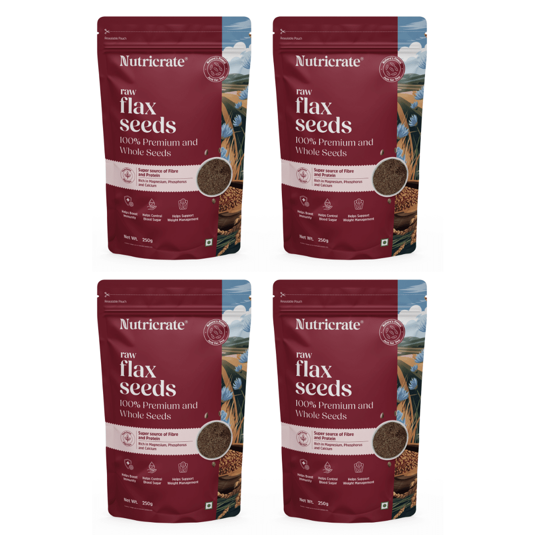 Nutricrate: Raw Flax Seeds,1000 g