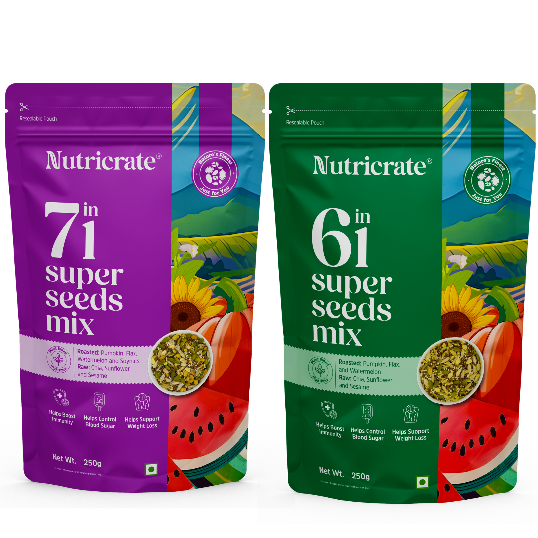 6 in 1 Seed mix and 7 in 1 Super Seed mix