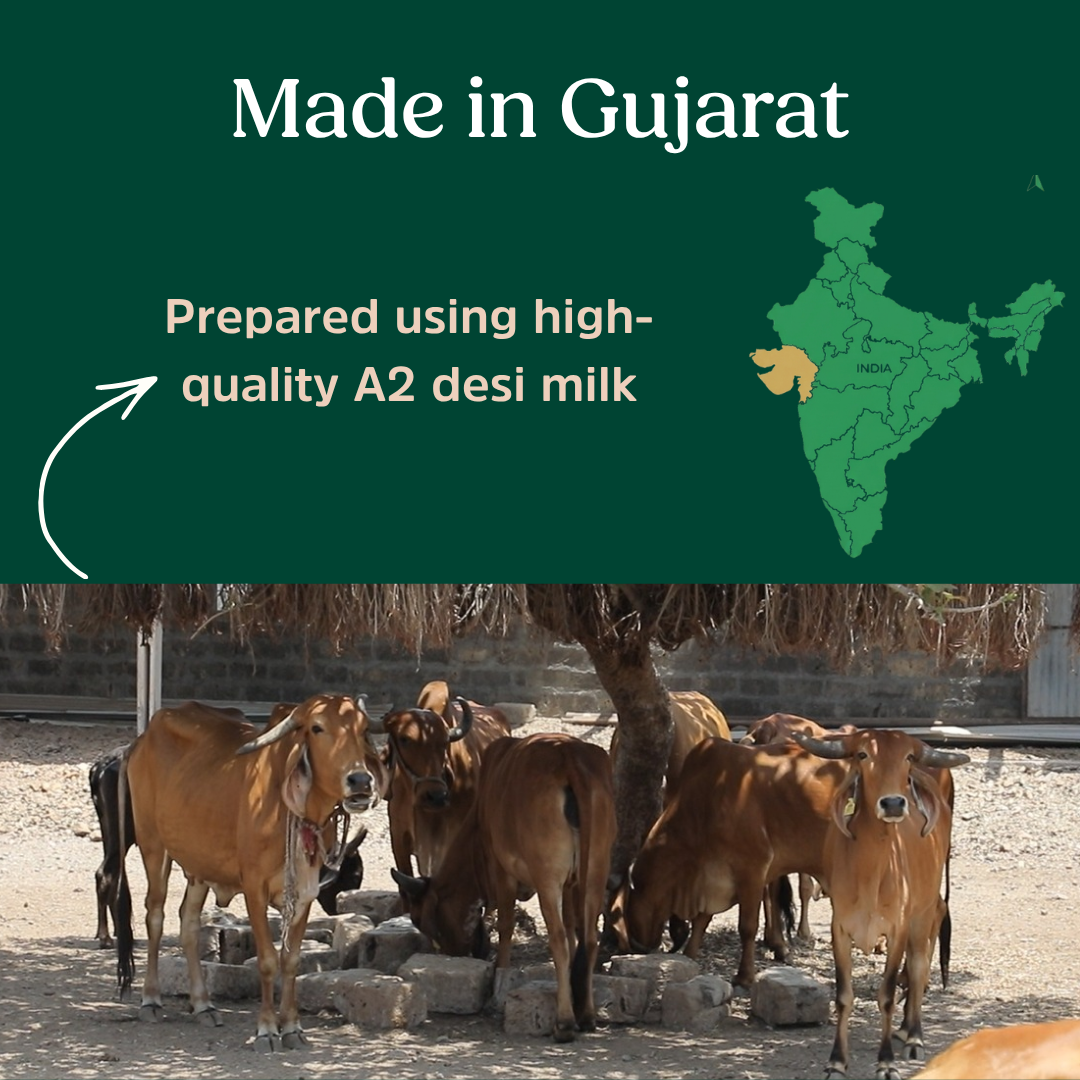 A2 Desi Cow Ghee - Made From Curd.