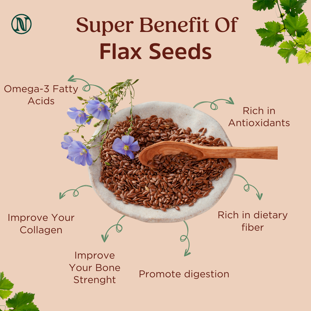 5-in-1 Super Seeds Mix: Flax, Chia, Sesame, Sunflower & Pumpkin