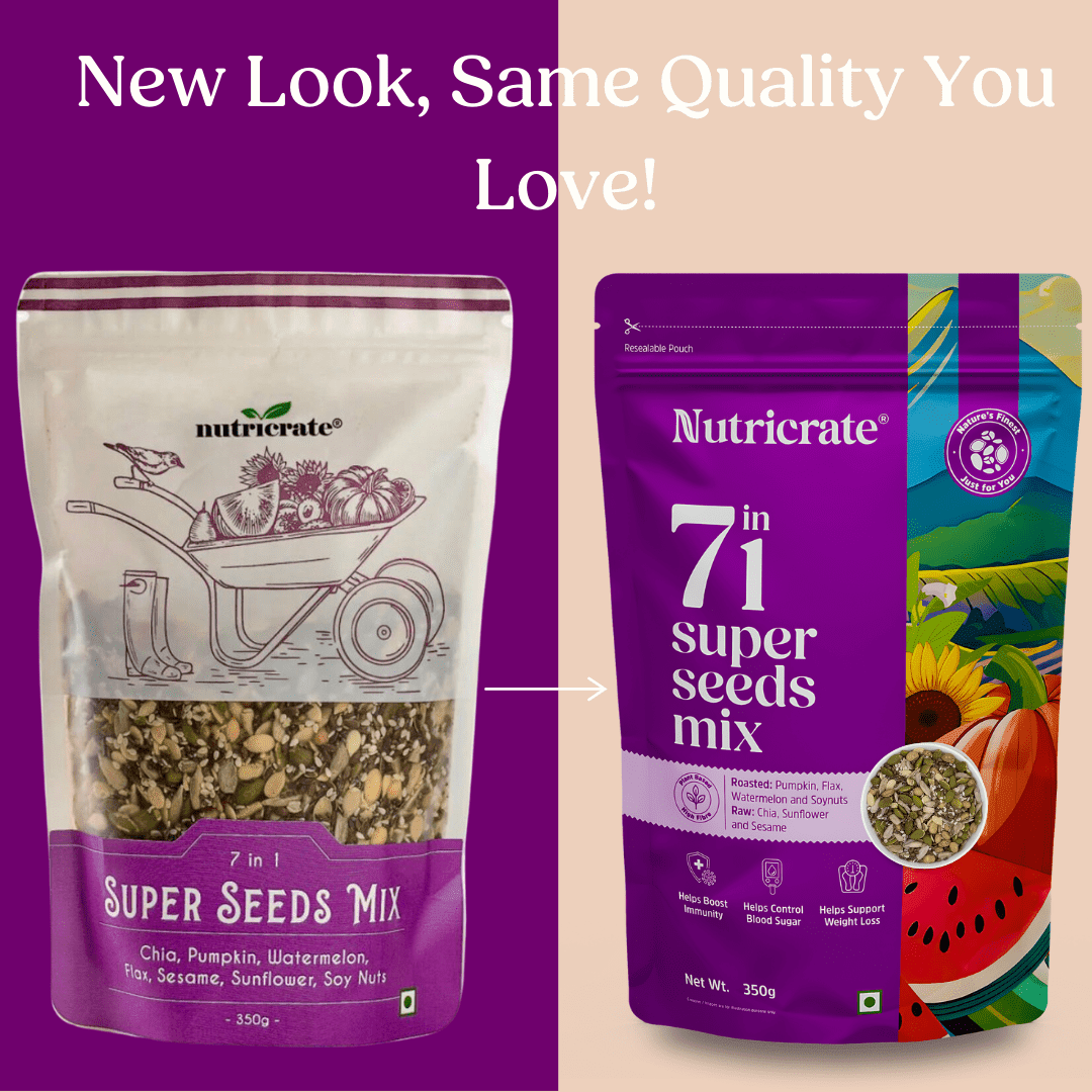 Nutricrate:6 in 1 Seed mix and 7 in 1 Super Seed mix | Combo Pack