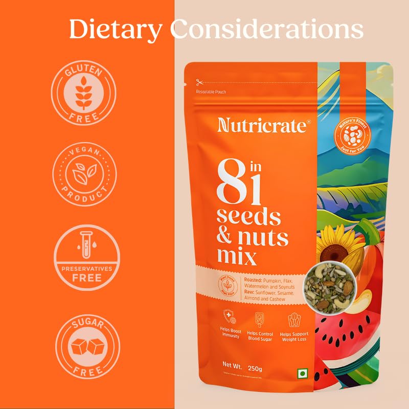 9-in-1 250g & 8-in-1 250g Seed Mix with Sundarban Honey 450g