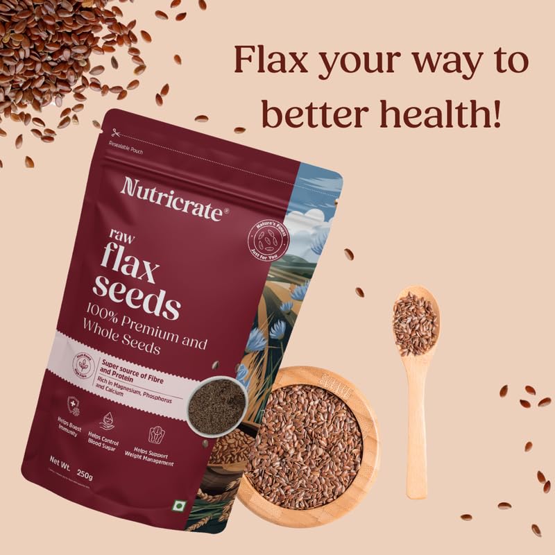 Raw Flax Seeds 250g with Sundarban Honey 450g