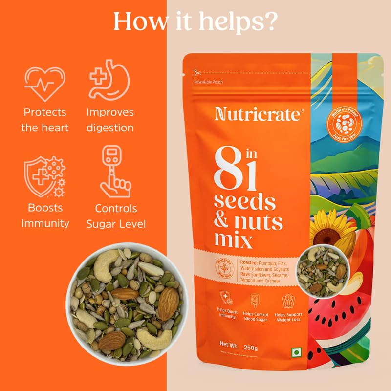 9-in-1 250g & 8-in-1 250g Seed Mix with Sundarban Honey 450g