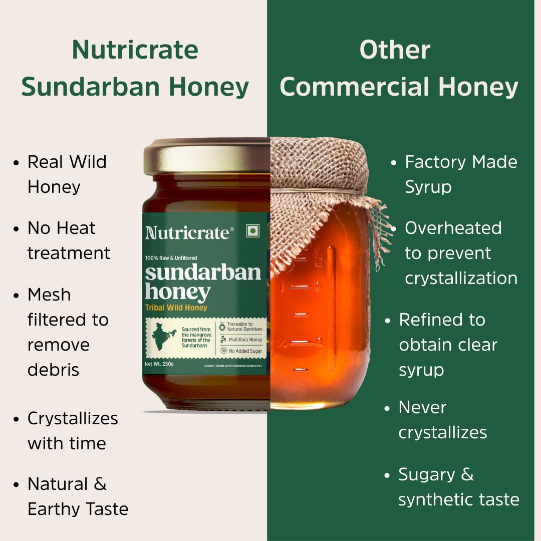8-in-1 Seeds & Nuts Mix 250g with Sundarban Honey 450g