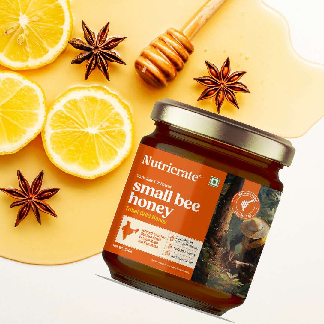 Nutricrate:Tulsi Honey & Smallbee Honey | Super Saver Pack - 250gm