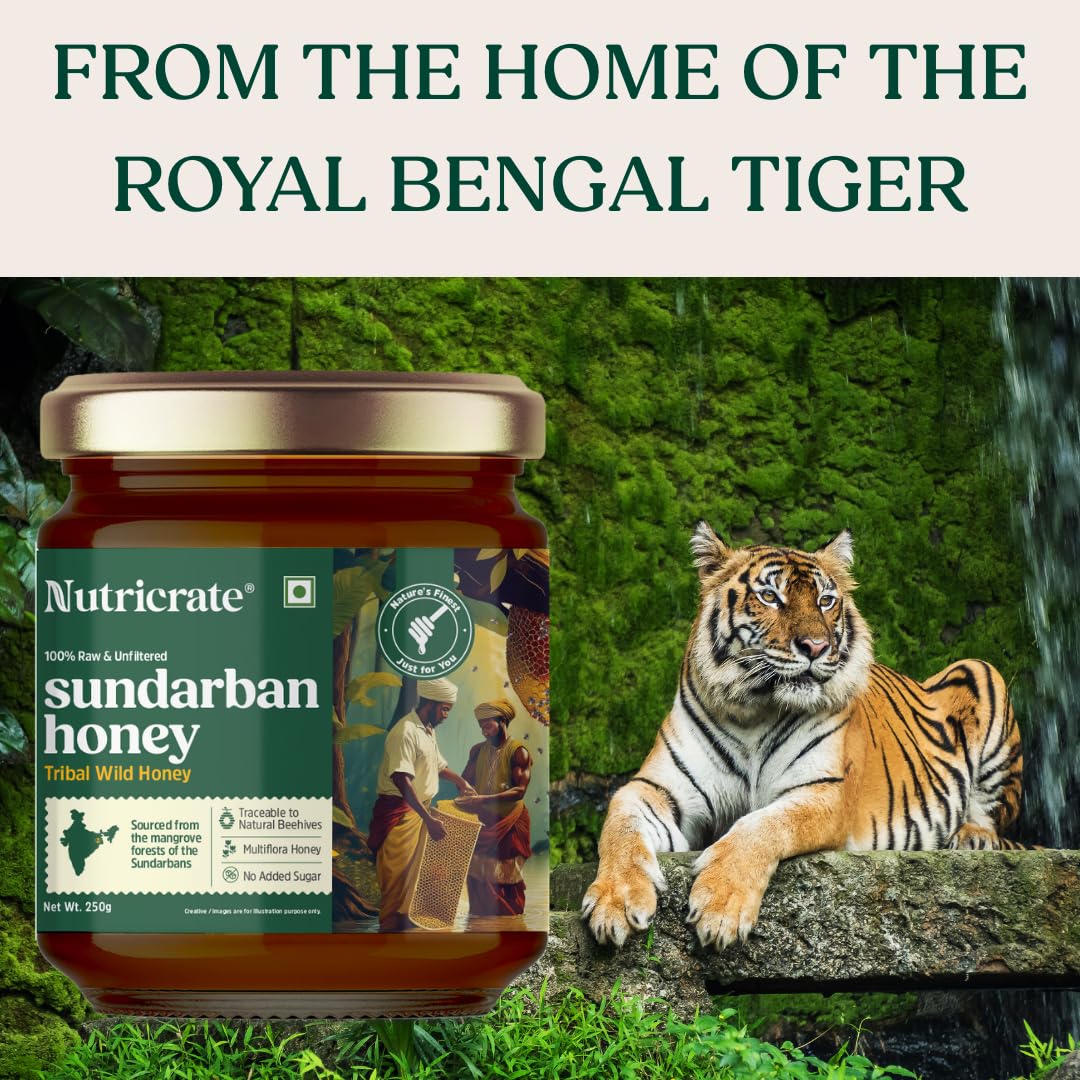 8-in-1 Seeds & Nuts Mix 250g with Sundarban Honey 450g