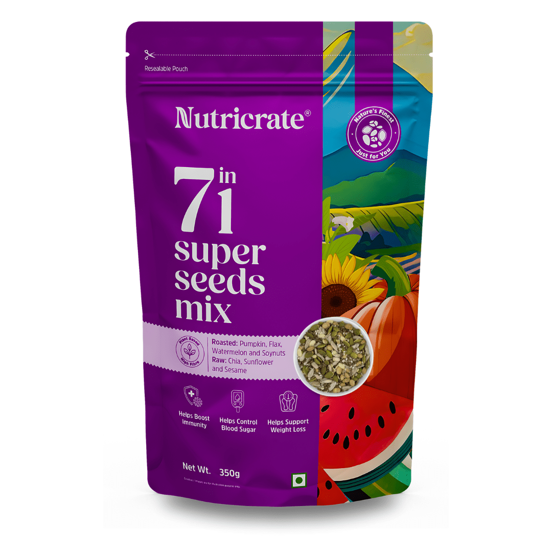 Nutricrate:7 in 1 seed mix and 9 in 1 seeds and Nuts Mix | Combo Pack