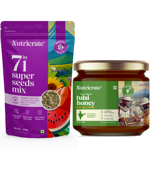 7‑in‑1 Seeds 250g with Tulsi Honey 450g