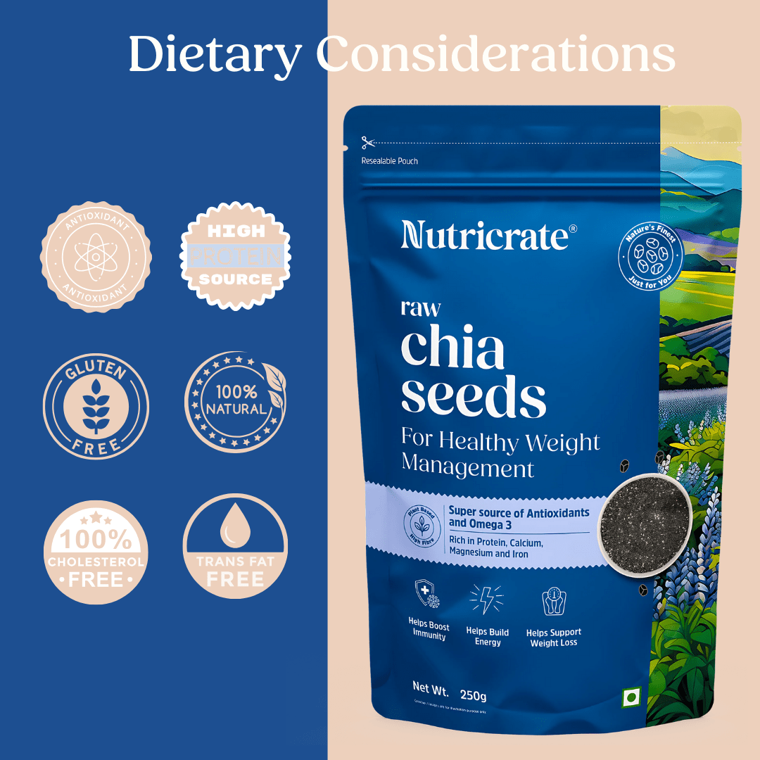 Nutricrate:Raw Super Seeds Combo – Flax, Chia, Pumpkin & Sunflower