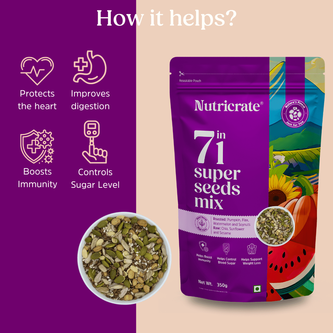Nutricrate:6 in 1 Seed mix and 7 in 1 Super Seed mix | Combo Pack