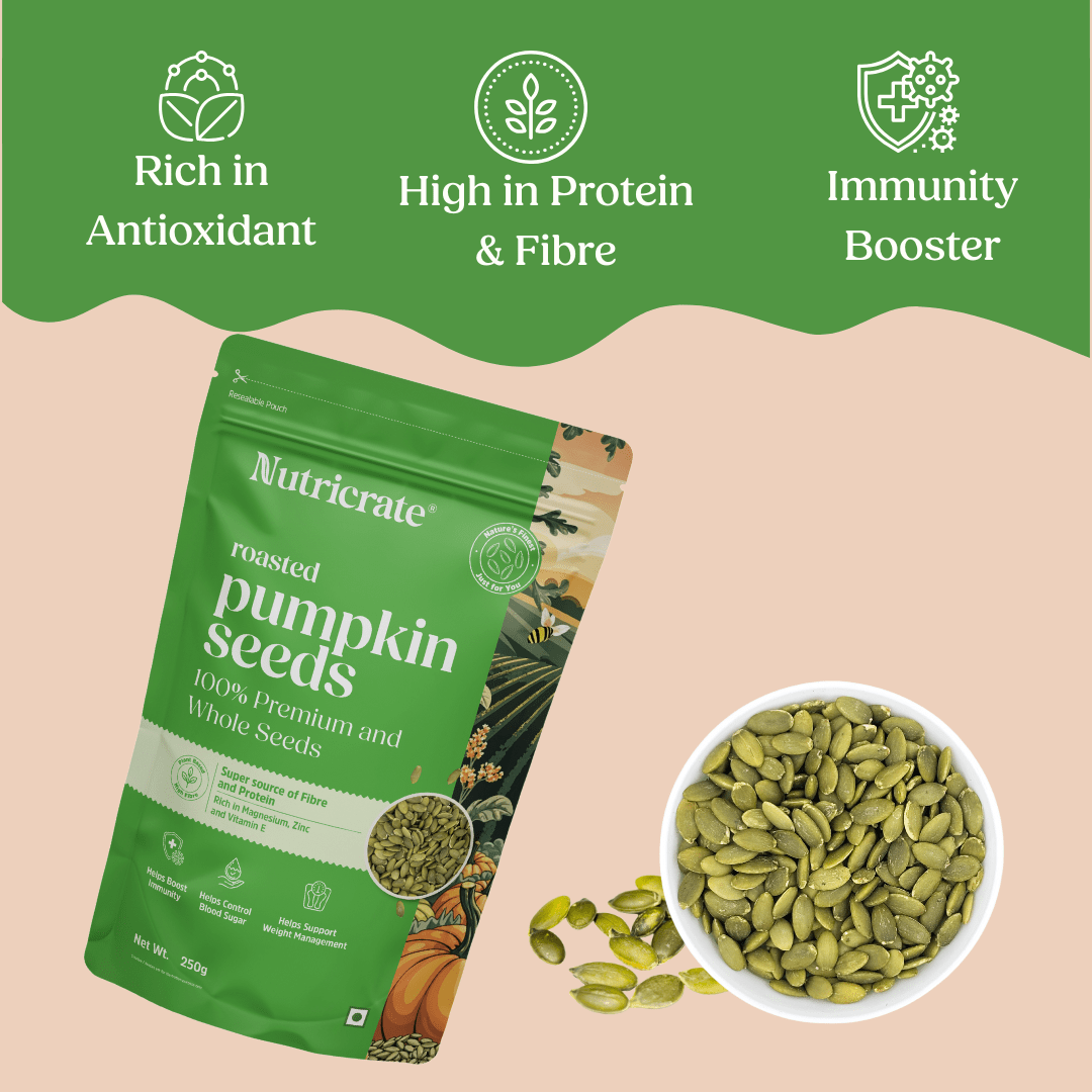 Nutricrate:Flax, Roasted Pumpkin & Sunflower seeds | Combo Pack