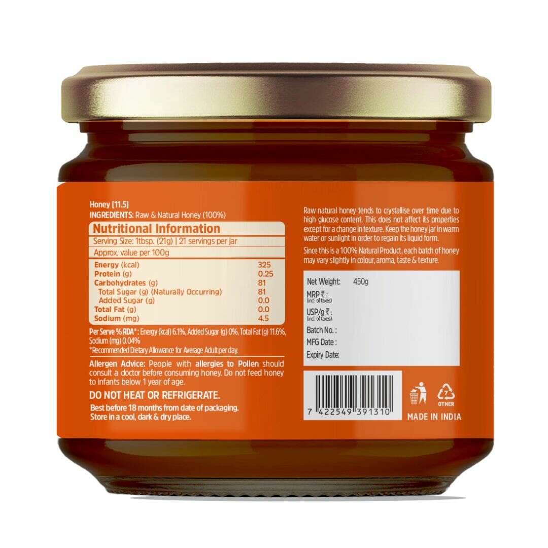 Nutricrate:Smallbee Honey 450gm - Pack of 2