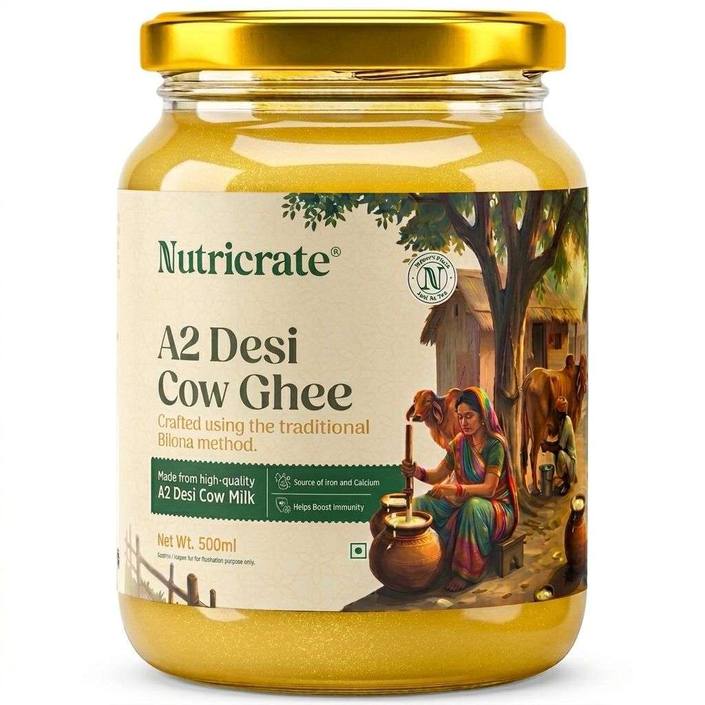 A2 Desi Cow Ghee - Bilona Method | Pure & Natural | Nutricrate