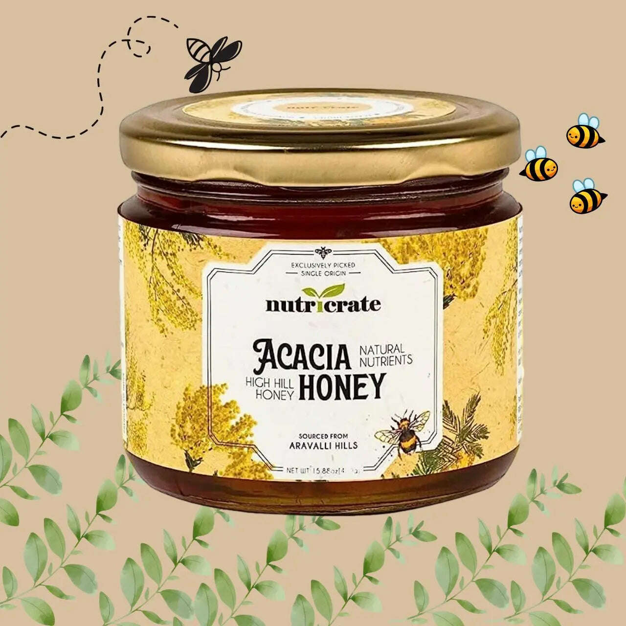Nutricrate: Acacia Honey,250gm