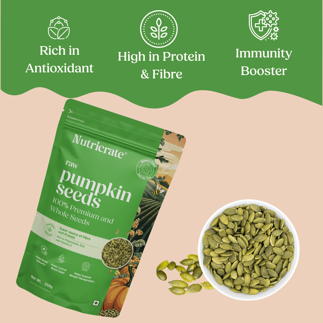 Nutricrate:Raw Power Seeds Trio – Pumpkin, Sunflower & Flax