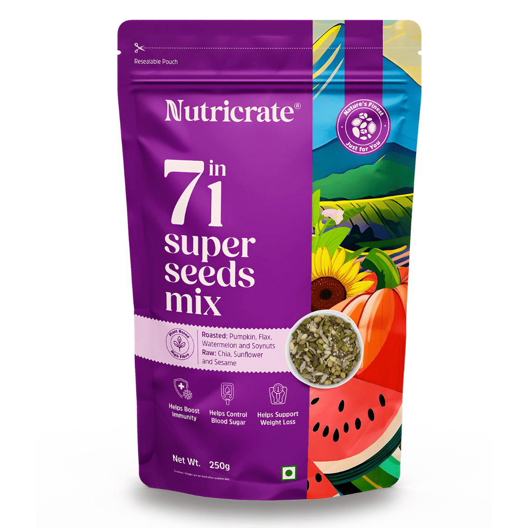 Nutricrate:6 in 1 Seed mix and 7 in 1 Super Seed mix | Combo Pack