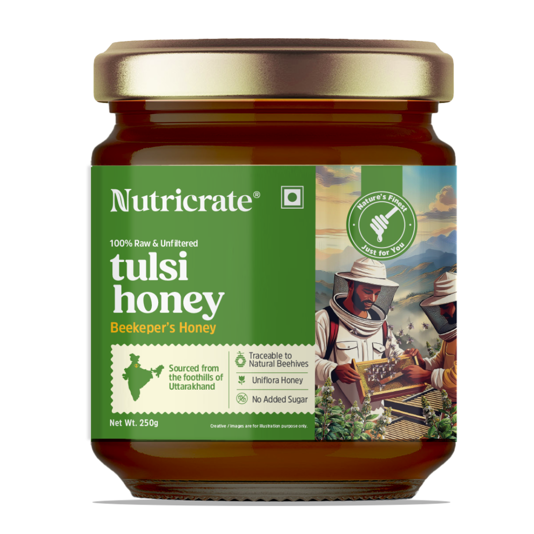 Raw and Wild Tulsi Honey