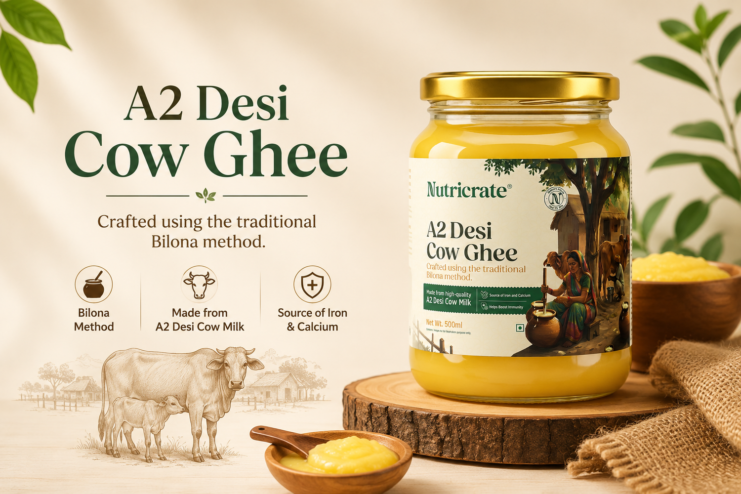 A2 Desi Cow Ghee: Benefits, the Bilona Method, and Why It's Worth the Switch