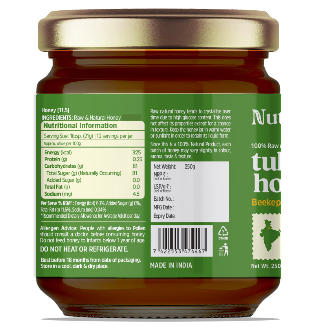 6‑in‑1 Seed Mix 350g with Tulsi Honey 250g