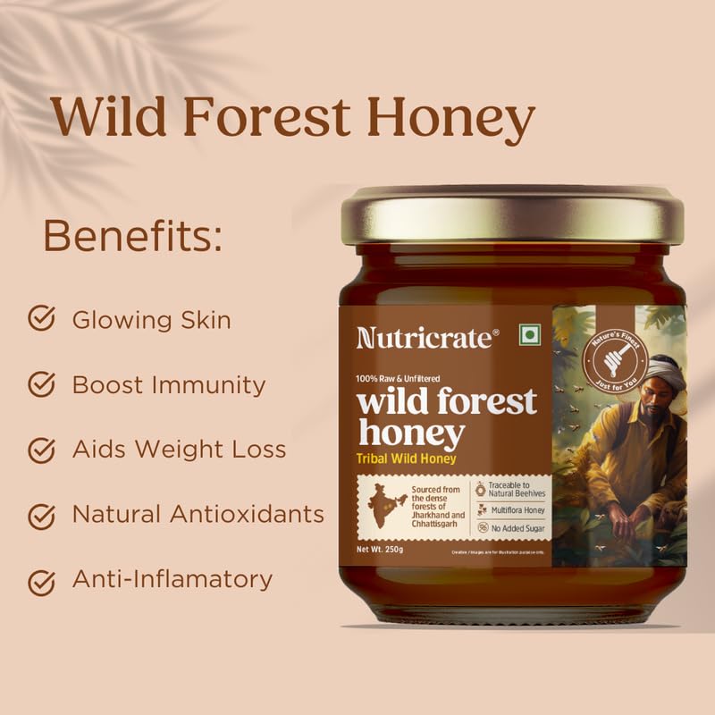 9-in-1 Seeds & Nuts Mix 250g with Wild Forest Honey 250g