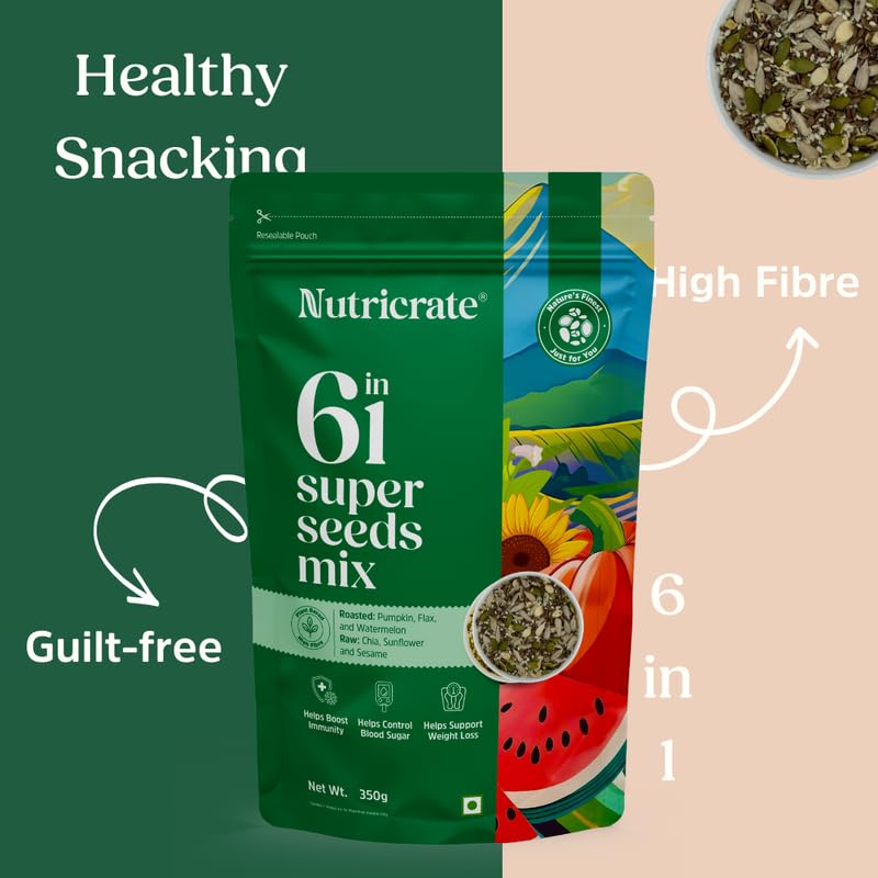 6-in-1 Seeds 350g with Tulsi Honey 450g