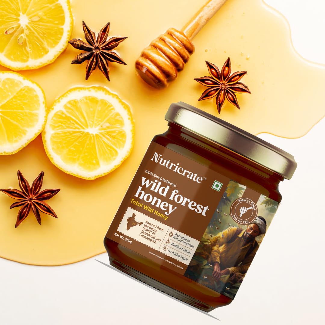 9-in-1 Seeds & Nuts Mix 250g with Wild Forest Honey 250g