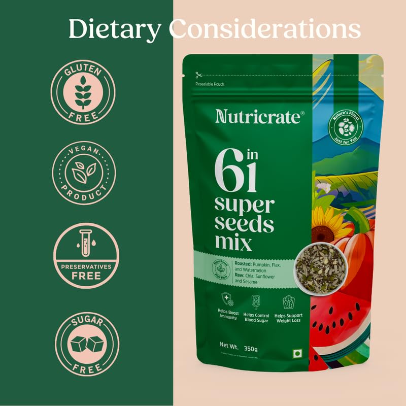 6-in-1 Seeds 350g with Tulsi Honey 450g