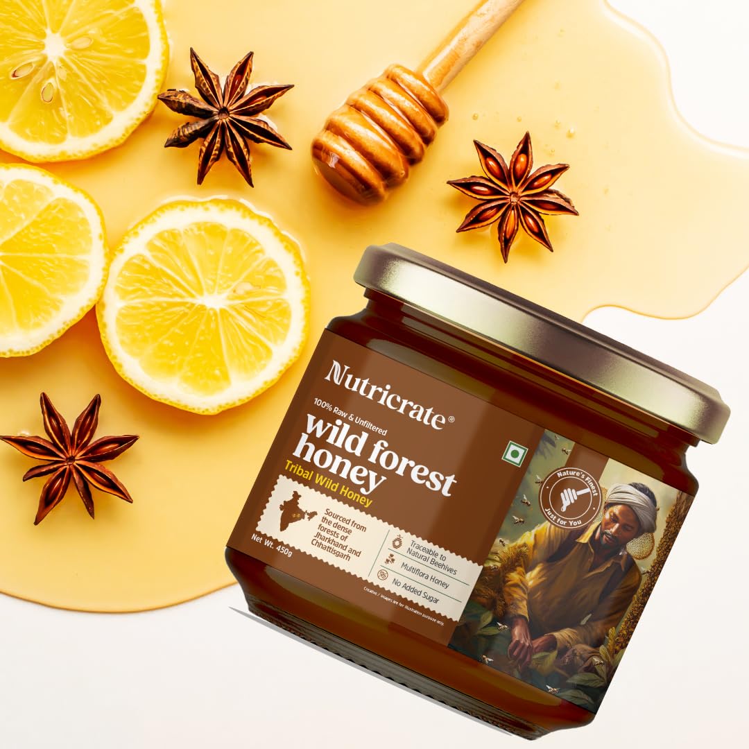 Raw Flax 250g & Raw Sesame Seeds 250g with Wild Forest Honey 450g