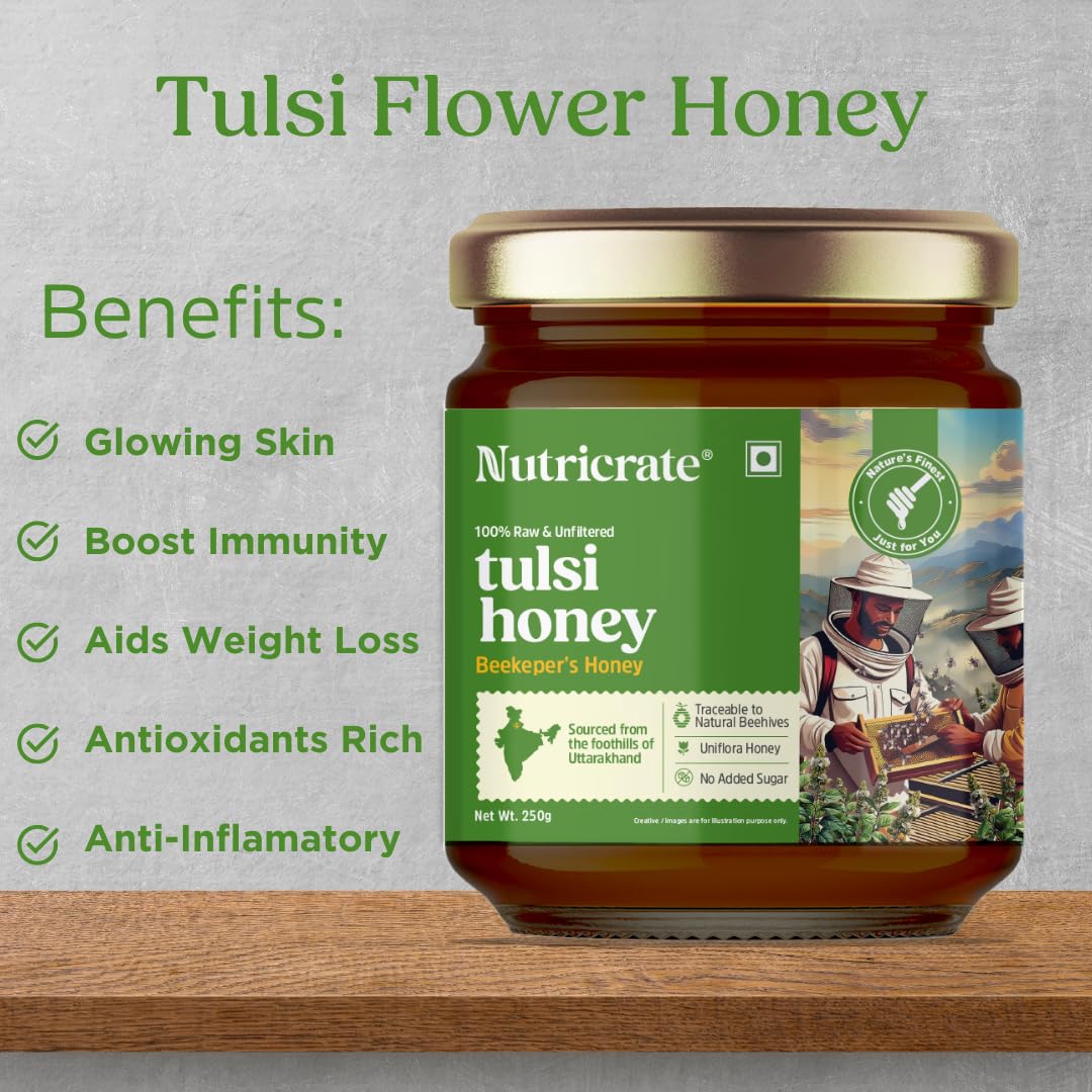 6‑in‑1 Seed Mix 350g with Tulsi Honey 250g