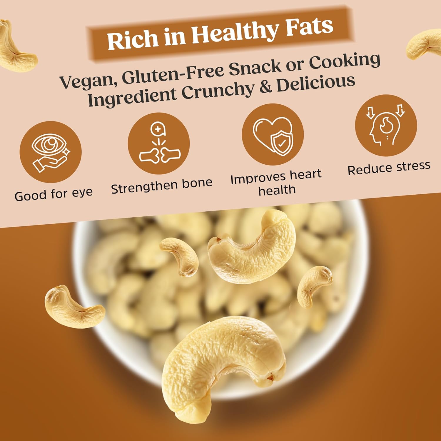 Raw Premium Cashews with Kashmir Honey (250g each).