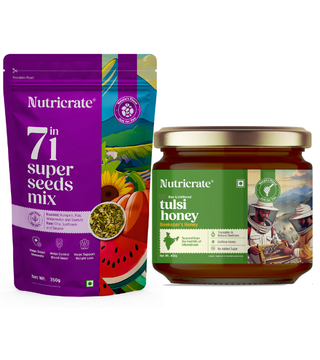 7‑in‑1 Seeds 350g with Tulsi Honey 450g