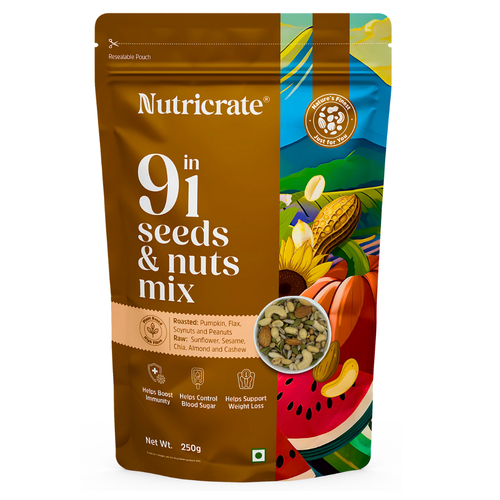 Nutricrate 9 in 1 Super Seeds and Nuts Mix