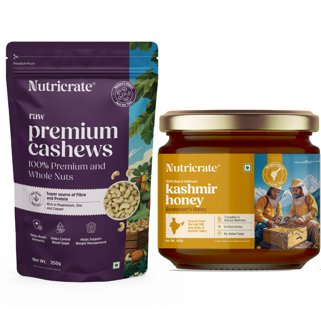 Royal Nutrition Pack – Cashews & Kashmir Honey (450 g)