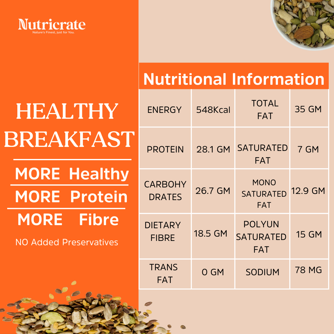 Nutricrate 8 in 1 Super Seeds and Nuts Mix.