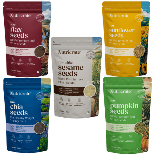 5-in-1 Super Seeds Mix: Flax, Chia, Sesame, Sunflower & Pumpkin
